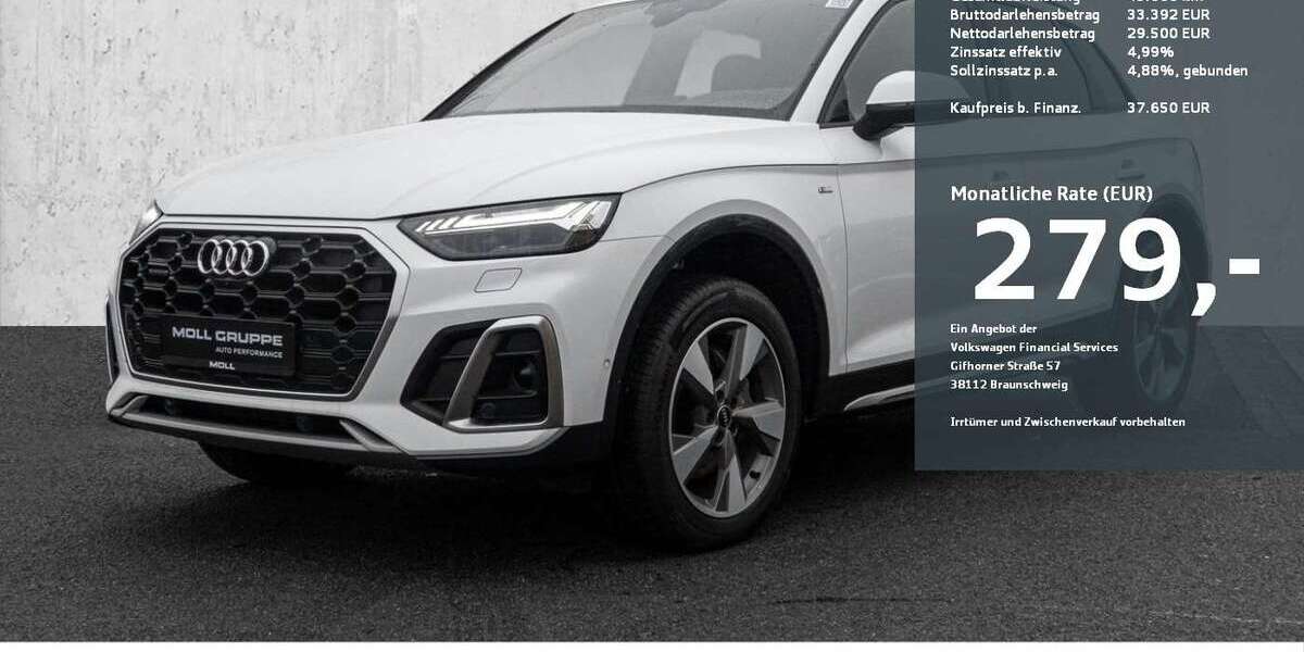 Audi Q5 52.276 km 37.650 € Düsseldorf 40474