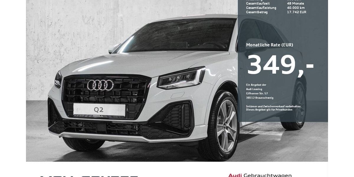 Audi Q2 2.000 km 36.990 € Düsseldorf 40549