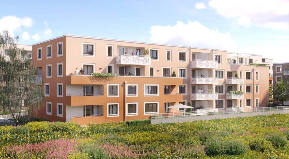 Moderne, barrierefreie Wohnung mit Bad, Gäste-WC und Loggia 4 zimmer