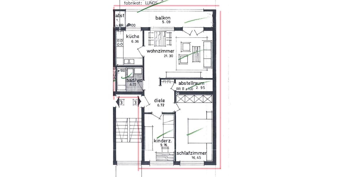 Dachgeschoßwohnung Gevelsberg - 3 Zimmer, 75 m&sup2;, 850&euro; | Angebot:26423125