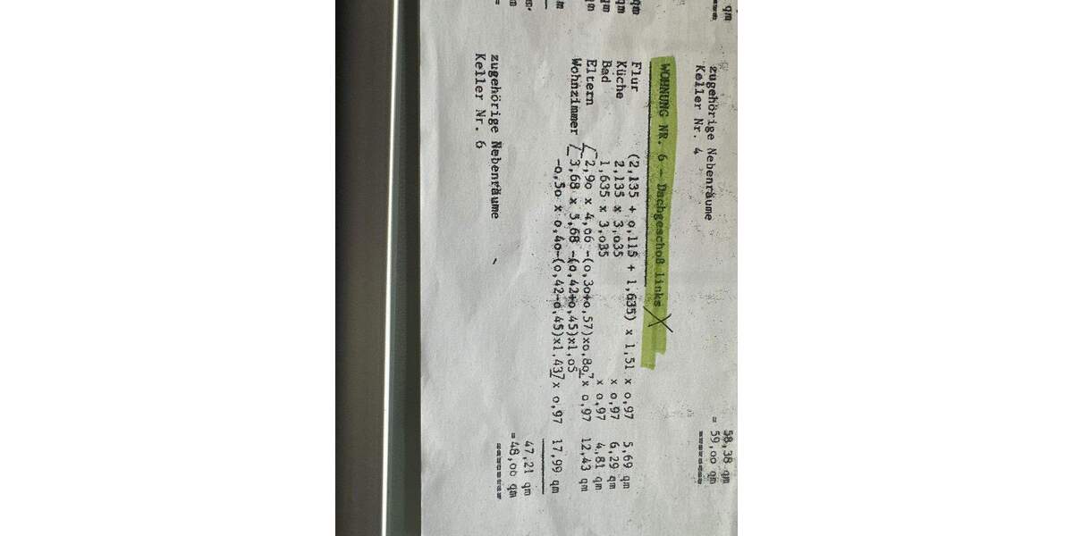 Etagenwohnung Bergisch Gladbach Heidkamp - 2 Zimmer, 48 m&sup2;, 150.000&euro; | Angebot:25659245