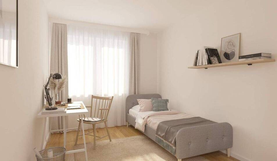 Moderne, barrierefreie Wohnung mit Bad, Gäste-WC und Loggia 4 zimmer