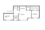 Etagenwohnung Leverkusen Quettingen - 3 Zimmer, 82 m&sup2;, 1.115&euro; | Angebot:26231039