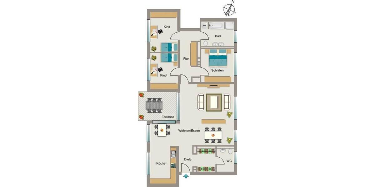 Etagenwohnung Düsseldorf Derendorf - 4.5 Zimmer, 152 m&sup2;, 2.441&euro; | Angebot:24843615