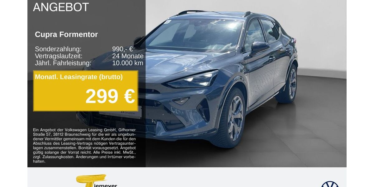 Cupra Formentor 16.132 km 34.470 &euro; Remscheid 42897