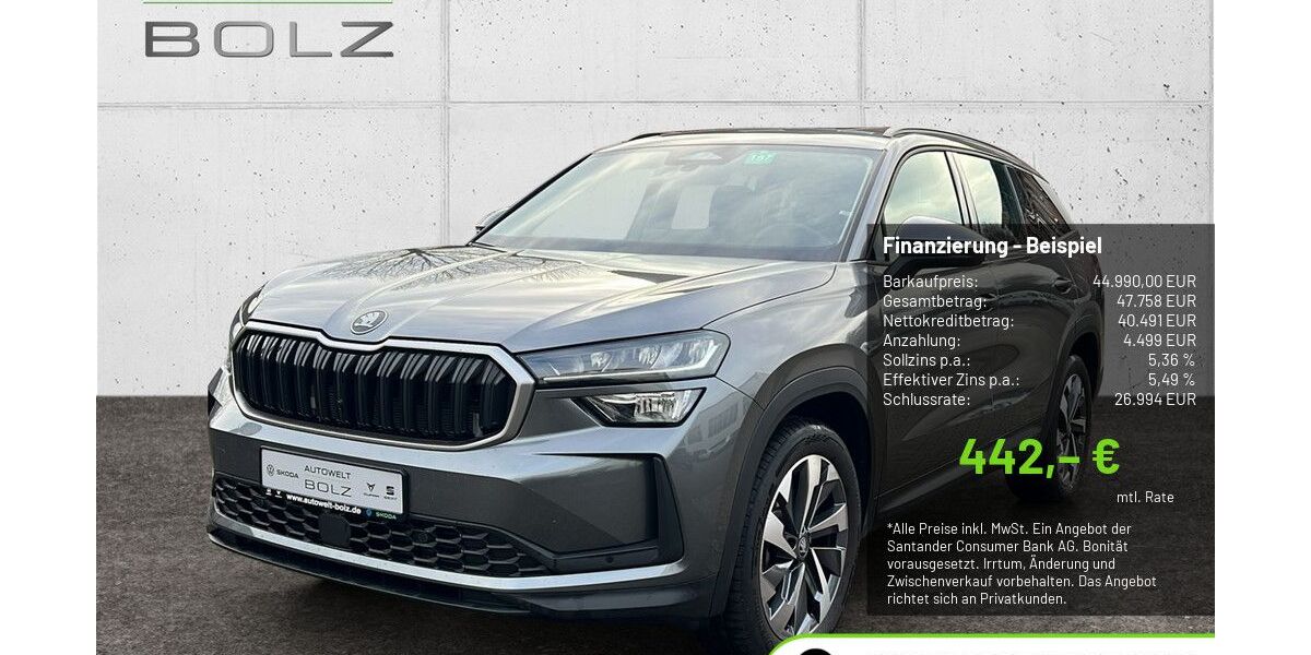 Skoda Kodiaq 6.498 km 44.990 &euro; Pulheim-Brauweiler 50259