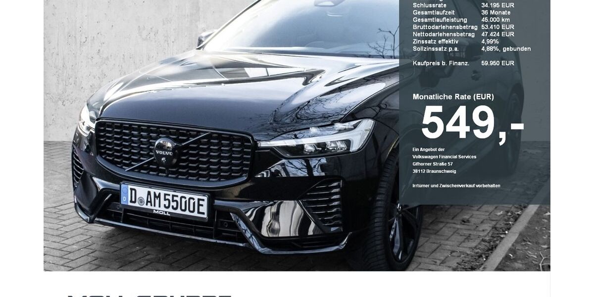 Volvo XC60 9.599 km 56.950 € Düsseldorf 40549