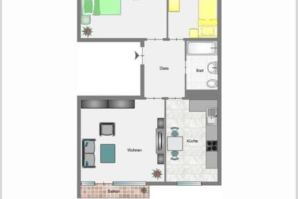 Wohnung Neuss - 3 Zimmer, 70 m&sup2;, 243.000&euro; | Angebot:26603477