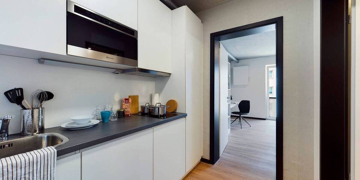 Etagenwohnung Köln Deutz - 1 Zimmer, 28 m&sup2;, 756&euro; | Angebot:24065718