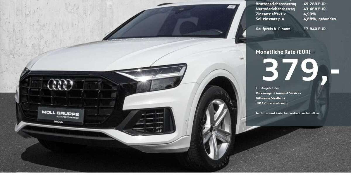 Audi Q8 49.664 km 56.980 € Düsseldorf 40474