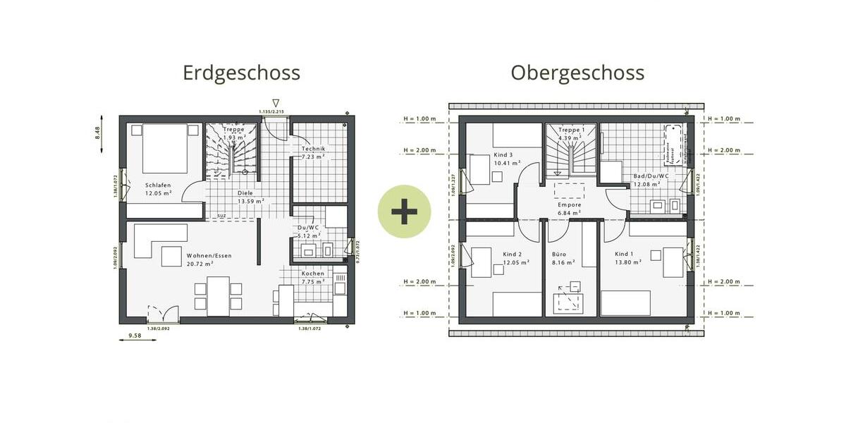 Einfamilienhaus Langenfeld (Rheinland) - 5 Zimmer, 136 m&sup2;, 2.657&euro; | Angebot:25237397