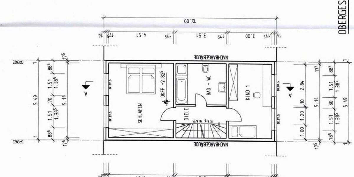 Reihenmittelhaus Leverkusen Lützenkirchen - 6 Zimmer, 174 m&sup2;, 555.000&euro; | Angebot:25798466