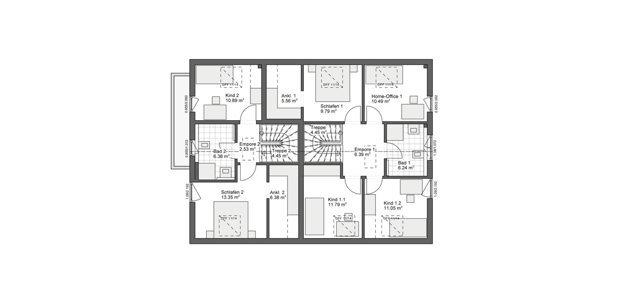 Hier ist Platz für 2 Familien! Neubau mit KfW Förderung! inklusive 1000 m² Grundstück 6 zimmer