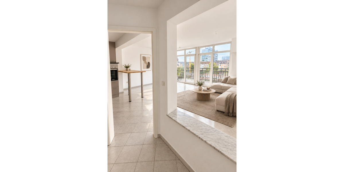 Etagenwohnung Düsseldorf Friedrichstadt - 3 Zimmer, 90 m&sup2;, 1.270&euro; | Angebot:27674341