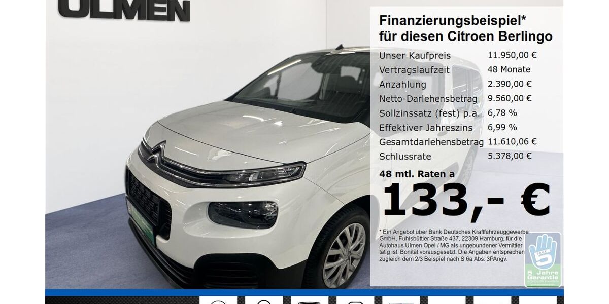 Citroen Berlingo 95.280 km 11.950 &euro; Düsseldorf 40231