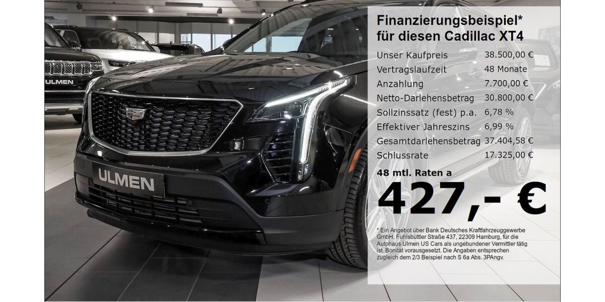 Cadillac XT4 46.000 km 38.500 &euro; Düsseldorf 40231