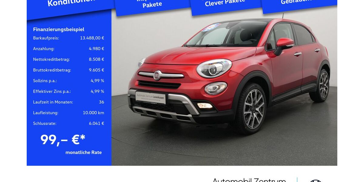 Fiat 500X 51.250 km 13.380 &euro; Leverkusen 51379