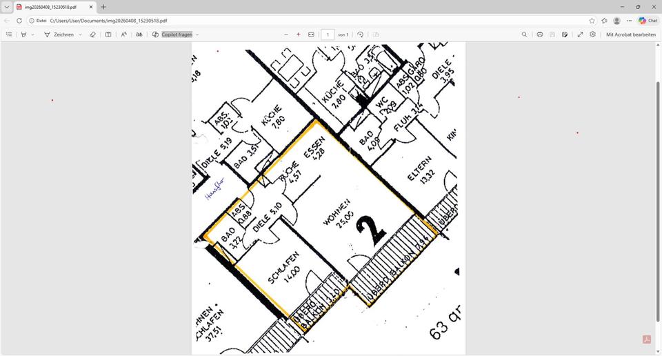 Mehrfamilienhaus, Wohnhaus Bergisch Gladbach Alt-Frankenforst - 2 Zimmer, 63 m&sup2;, 129.000&euro; | Angebot:26083374