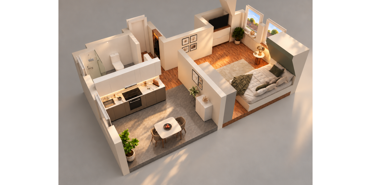 Etagenwohnung Düsseldorf Stadtbezirk 2 - 1 Zimmer, 31 m&sup2;, 179.000&euro; | Angebot:27666588