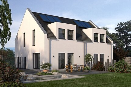 Individuell geplante Doppelhaushälfte in Dormagen - Flexibles Wohnen mit allkauf Dienstleistungspaket Active Time für Ambitionierte - Haus Dormagen | Angebot:27492740