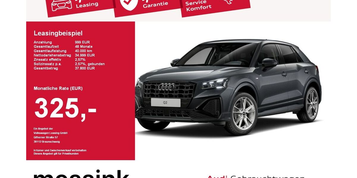 Audi Q2 4.997 km 34.999 &euro; Wermelskirchen 42929
