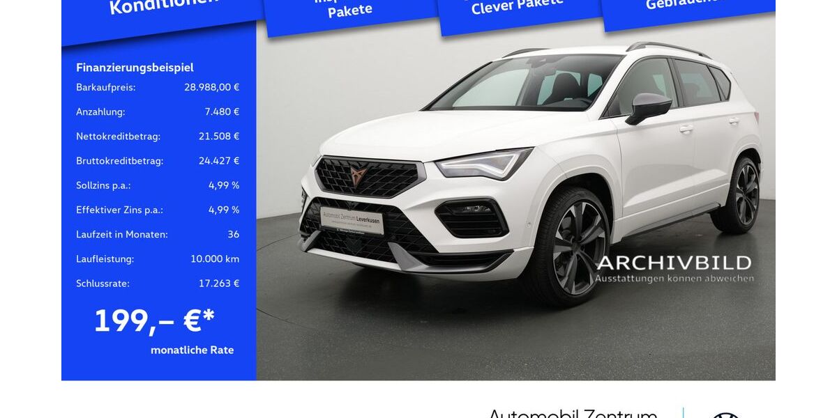 Cupra Ateca 47.038 km 28.988 € Leverkusen 51379