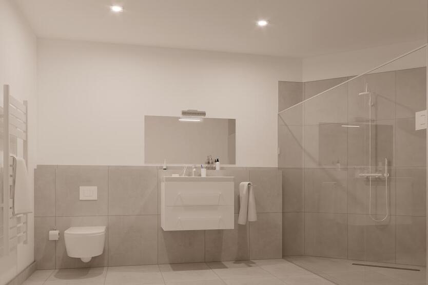 Erstbezug! Exklusive 3-Zimmer-Wohnung im 6. OG mit Terrasse – hochwertiger Neubau in Stadtmitte zimmer