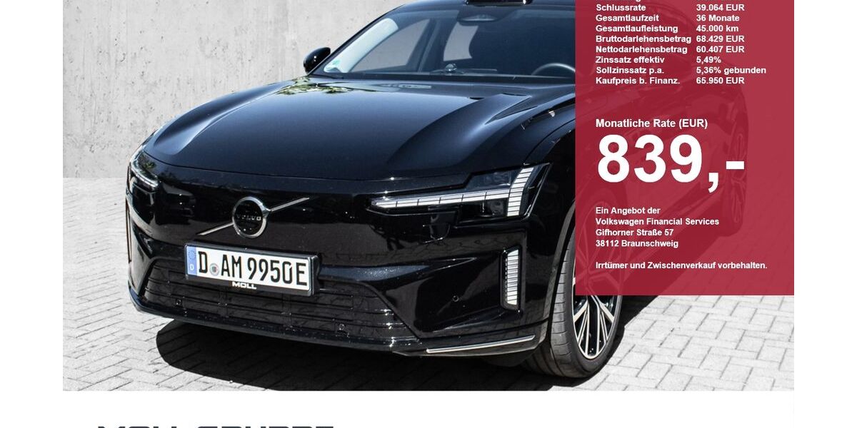 Volvo ES90 2.500 km 64.950 &euro; Düsseldorf 40549