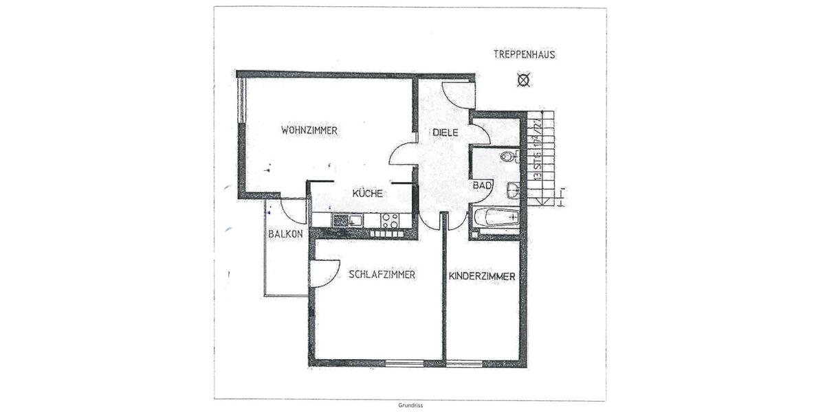 Etagenwohnung Köln Nippes - 3 Zimmer, 72 m&sup2;, 1.300&euro; | Angebot:26677975
