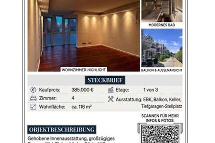 Wohnung Neuss Furth-Mitte - 4 Zimmer, 116 m&sup2;, 385.000&euro; | Angebot:27017609