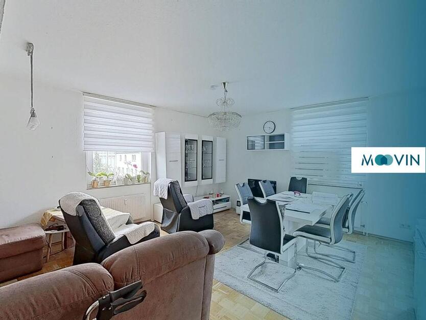 Große 2-Zimmer-Wohnung mit EBK und Loggia zimmer