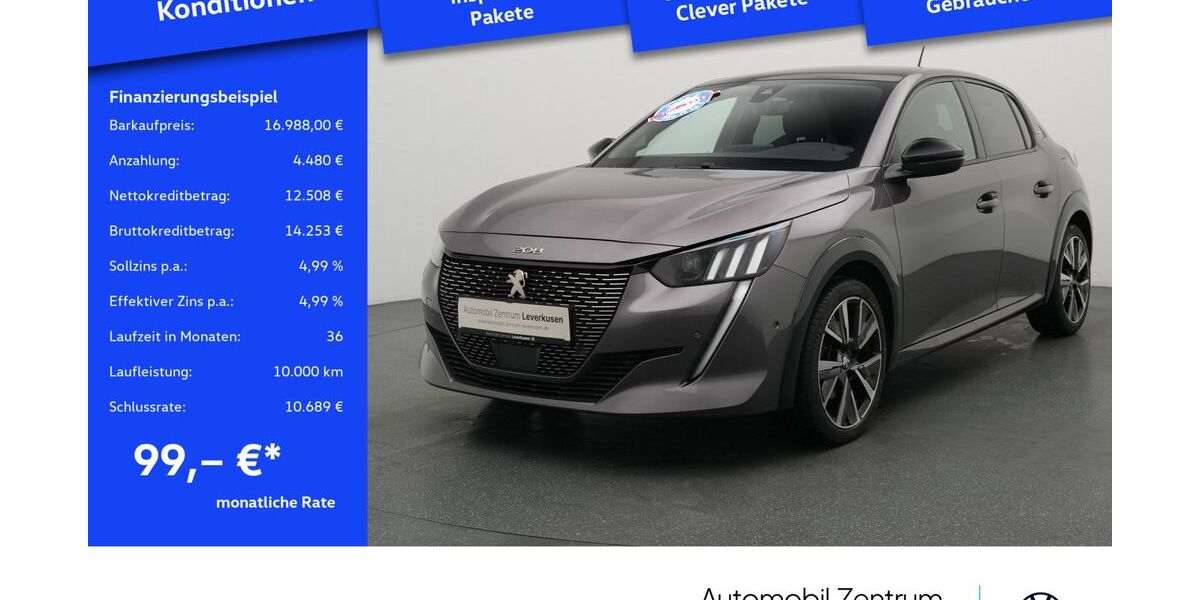 Peugeot 208 53.346 km 15.680 &euro; Leverkusen 51379