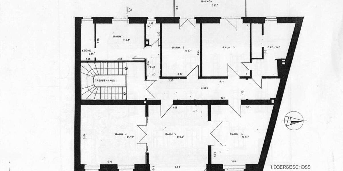 Etagenwohnung Wuppertal Elberfeld - 5 Zimmer, 165 m&sup2;, 485.000&euro; | Angebot:26656754