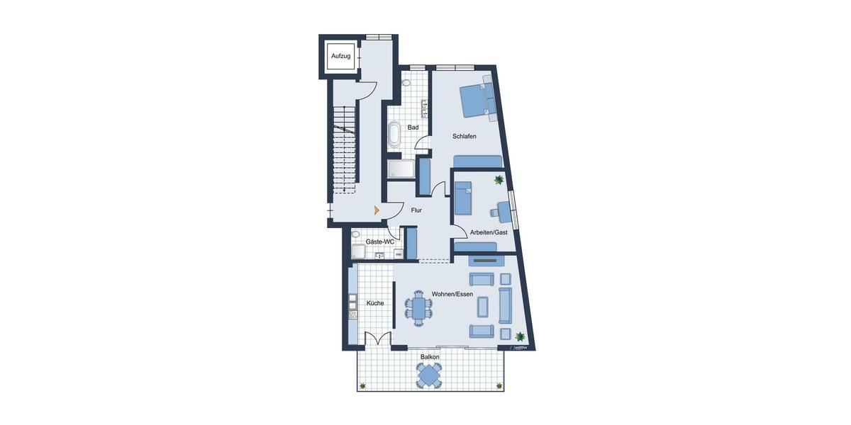 Etagenwohnung Bergisch Gladbach - 3 Zimmer, 113 m&sup2;, 1.640&euro; | Angebot:26373572
