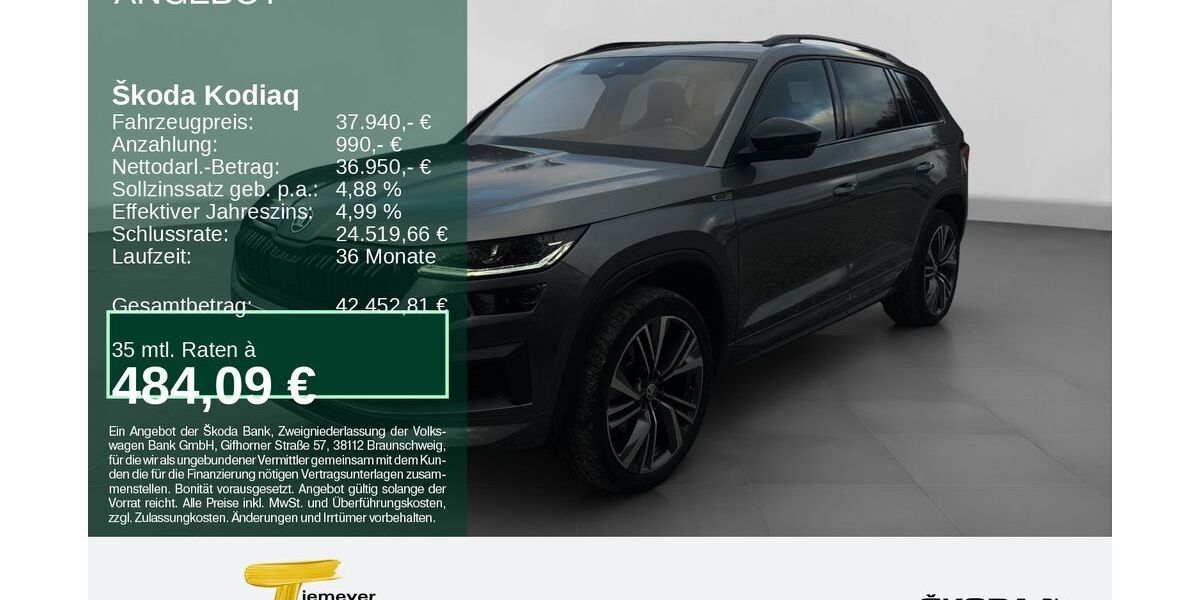 Skoda Kodiaq 57.721 km 36.950 &euro; Remscheid 42857
