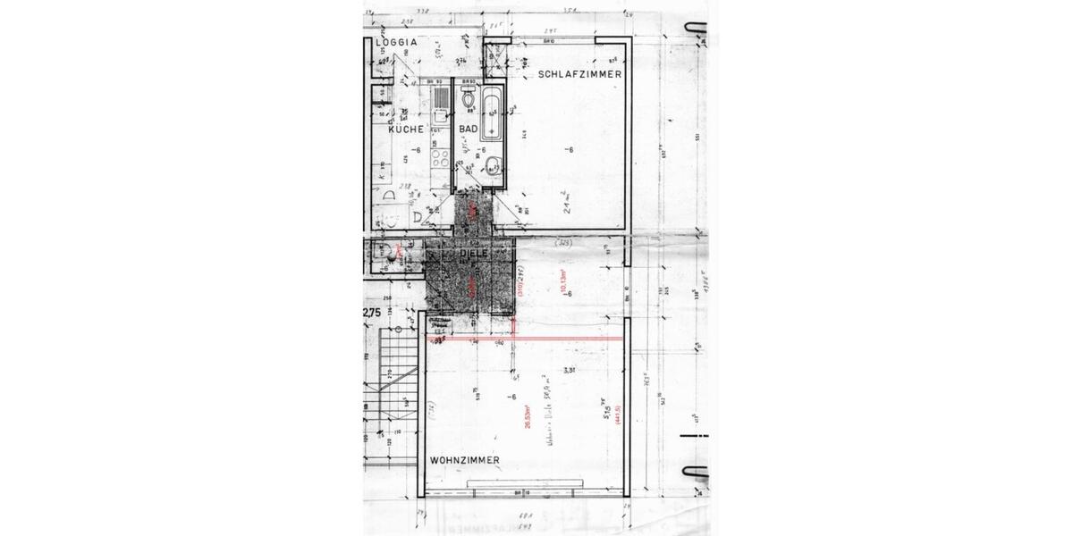 Etagenwohnung Bergisch Gladbach Frankenforst - 3 Zimmer, 86 m&sup2;, 299.000&euro; | Angebot:24688549
