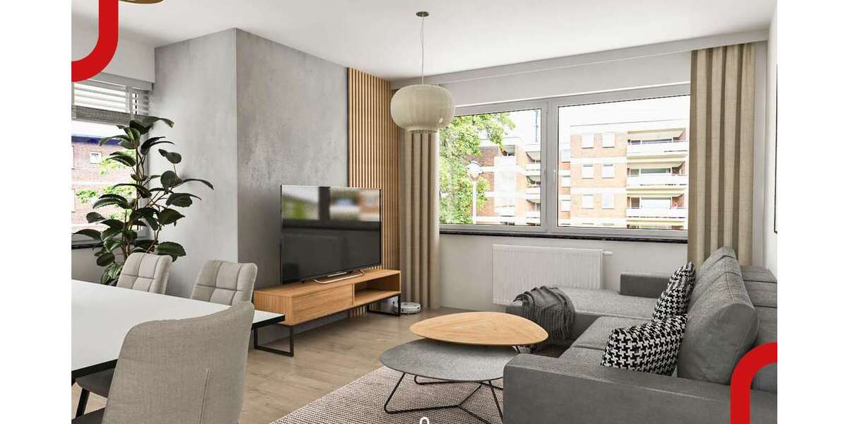 Etagenwohnung Düsseldorf / Wersten Wersten - 3 Zimmer, 64 m&sup2;, 215.000&euro; | Angebot:24982687