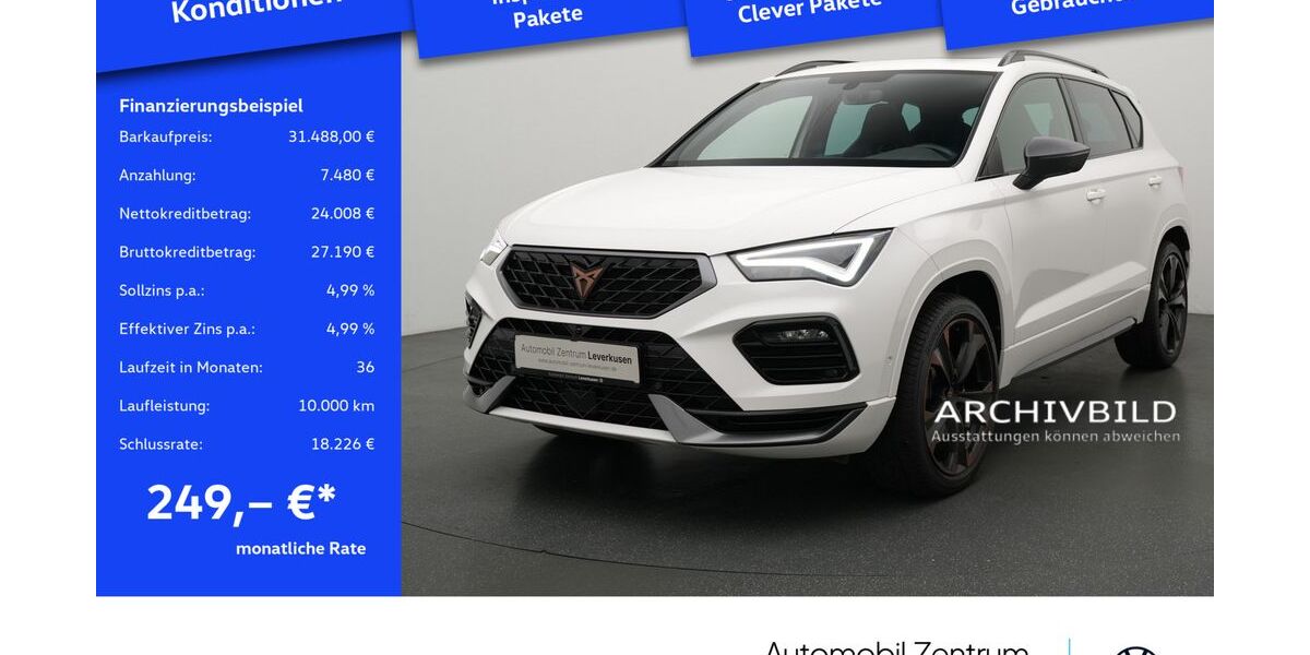 Cupra Ateca 25.541 km 31.488 € Leverkusen 51379