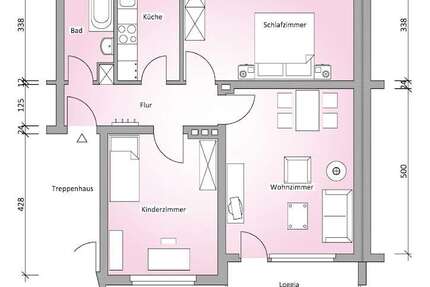 Wohnung Solingen Central - 3 Zimmer, 67 m&sup2;, 714&euro; | Angebot:27698467