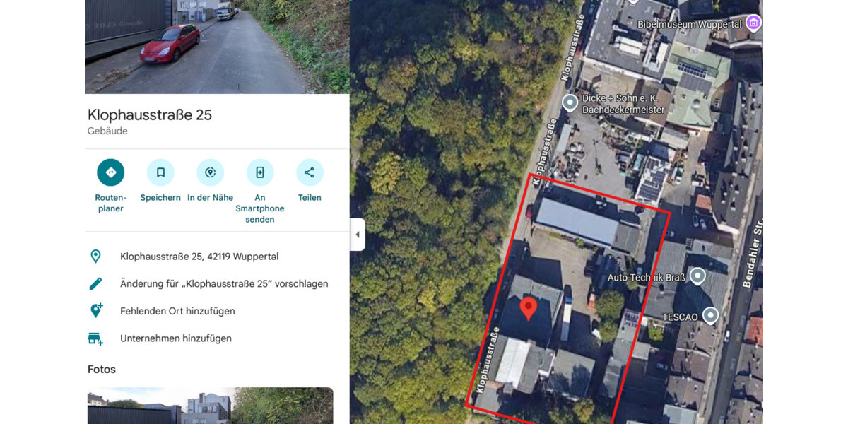 Gewerbeobjekt Remscheid Reinshagen - 6&euro; | Angebot:23599606