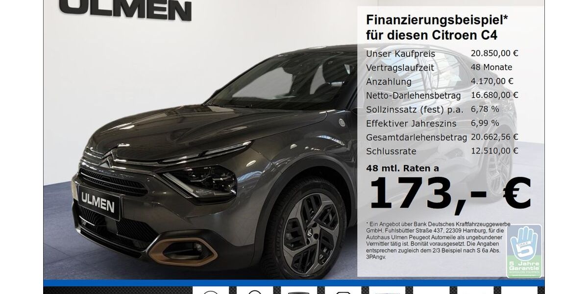 Citroen C4 20.956 km 20.850 &euro; Düsseldorf 40233