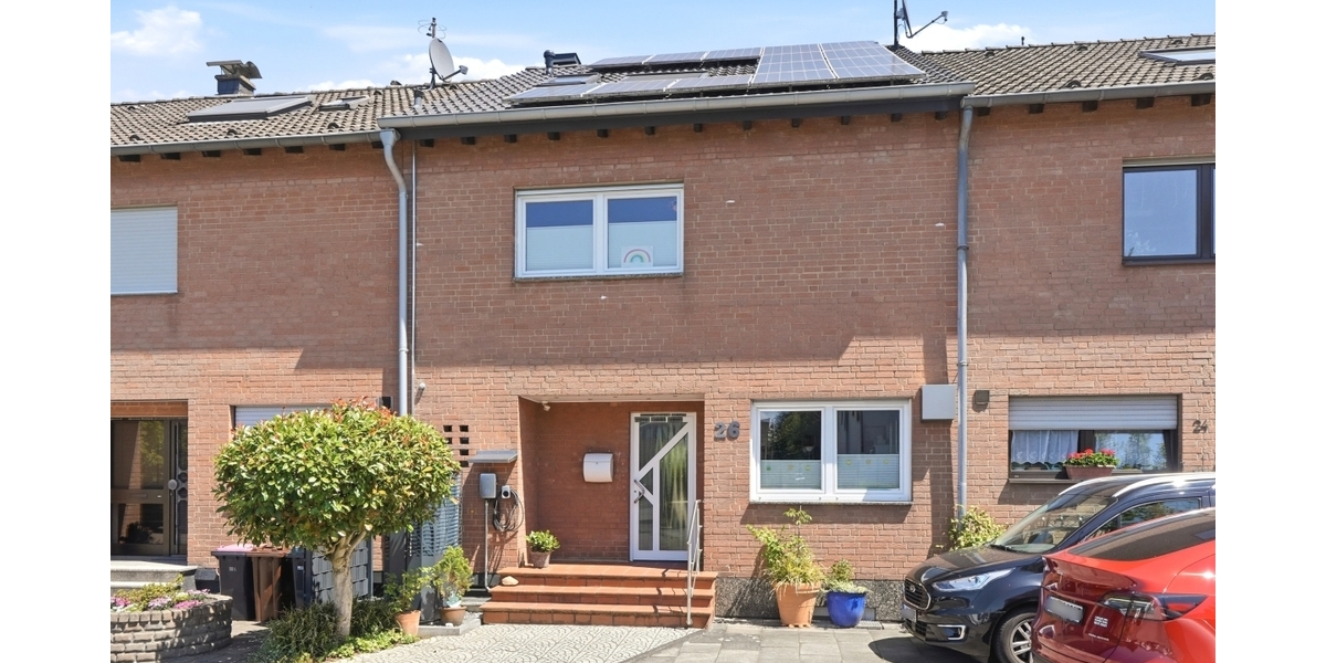 Modernisiert & energieeffizient! 161 m² Wohnkomfort mit Wärmepumpe, PV-Anlage in einer Sackgasse. - Reihenmittelhaus Pulheim | Angebot:27212381