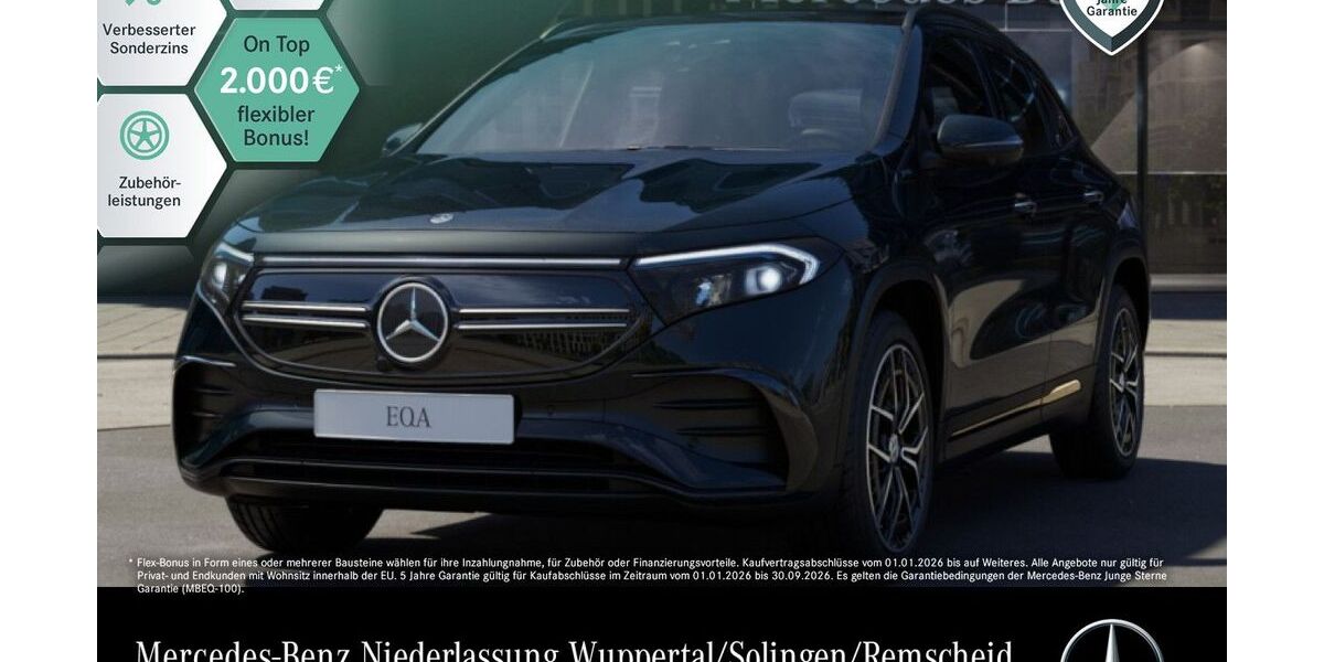 Mercedes-Benz EQA 65.326 km 30.390 &euro; Wuppertal 42115
