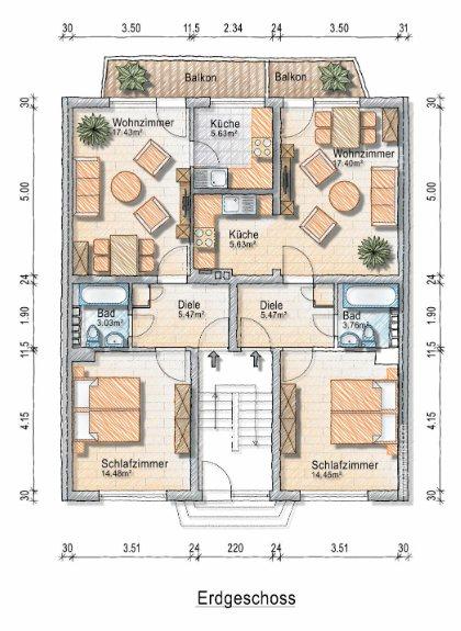 Mehrfamilienhaus, Wohnhaus Düsseldorf Stadtbezirk 9 - 13 Zimmer, 300 m&sup2;, 899.000&euro; | Angebot:26586958
