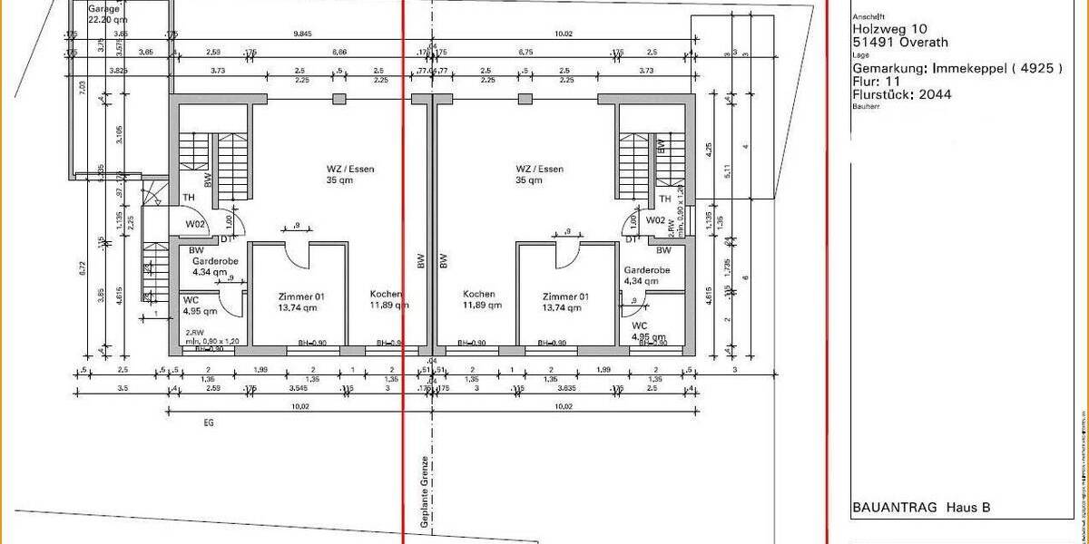 Grundstück Overath / Brombach Overath - 420.000&euro; | Angebot:24036431