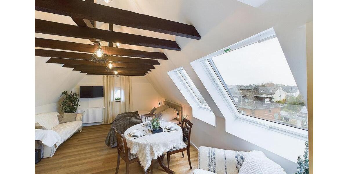 Dachgeschoßwohnung Leverkusen Schlebusch - 1.5 Zimmer, 35 m&sup2;, 550&euro; | Angebot:25843017