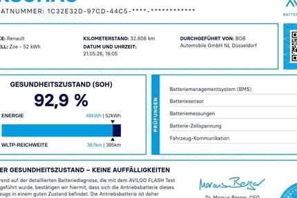 Renault ZOE 32.808 km 15.444 &euro; Düsseldorf 40233