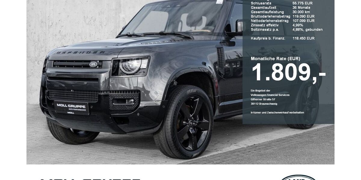 Land Rover Defender 23.575 km 118.450 &euro; Düsseldorf 40474