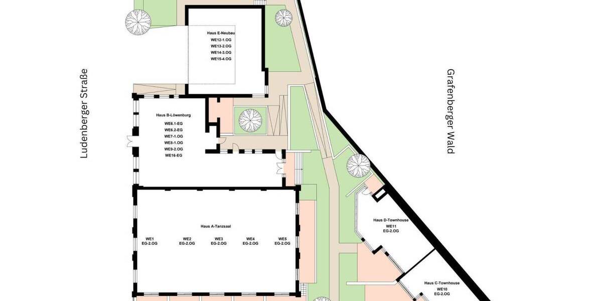 Etagenwohnung Düsseldorf Ludenberg - 2 Zimmer, 67 m&sup2;, 410.000&euro; | Angebot:25738410