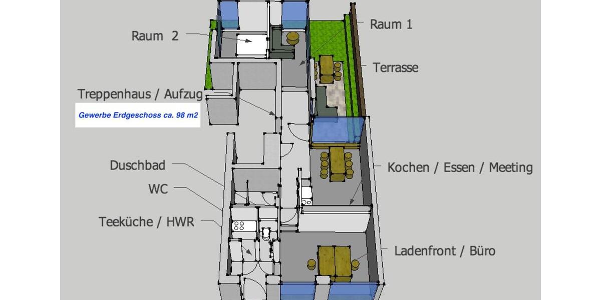 Gewerbeobjekt Köln Nippes - 2.000&euro; | Angebot:24746909